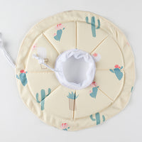 Thumbnail for 2 Pcs Size L Beige Comfortable Pet Recovery Collar | Waterproof Anti-Lick Collar for Cats & Dogs