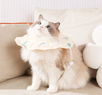 Thumbnail for 2 Pcs Size L Beige Comfortable Pet Recovery Collar | Waterproof Anti-Lick Collar for Cats & Dogs