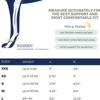 Thumbnail for 3 Pcs Size S Dark Blue Supportive Dog Leg Brace - Adjustable Carpal/Tarsal Splint for Injury & Arthritis Relief