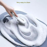 Thumbnail for Style 2 Pink And Yellow Absorbent Diatomaceous Earth Pet Feeding Mat - Non-Slip & Quick Dry Placemat (50x80cm)