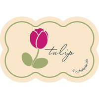 Thumbnail for Style 6 Beige And Pink Tulip Pattern Absorbent Diatomaceous Earth Pet Feeding Mat - Non-Slip & Quick Dry Placemat (50x80cm)