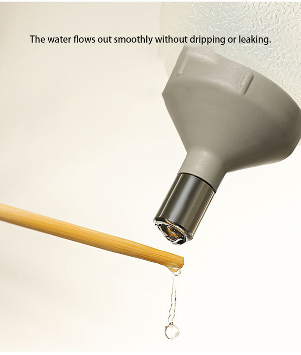 Pink Base Adjustable Height Pet Water Dispenser with Food Bowl Base - Non-Drip Bottle Feeder Station for Dogs & Cats