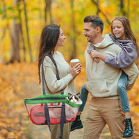 Thumbnail for Orange And Grey Lightweight Breathable Mesh Pet Carrier Handbag - Portable Travel Tote for Small Dogs & Cats up to 8kg