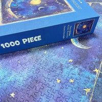 Thumbnail for Dreamy Night Sky 1000-Piece Fine Art Jigsaw Puzzle - Premium Blue Cardboard Puzzle for Adults