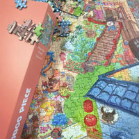 Thumbnail for Chinese style 1000-Piece Fine Art Jigsaw Puzzle - Premium Blue Cardboard Puzzle for Adults