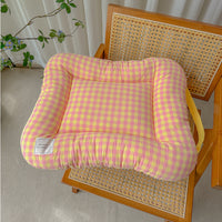 Thumbnail for S Orange All-Season Pet Bed - Soft Washable Dog & Cat Mat with Comfortable Cushion - Warm Winter Padding for Small to Large Pets