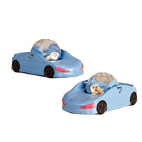 Thumbnail for Blue Fun Hamster Racing Wheel Toy - Durable PP Plastic Exercise Wheel for Active Small Pets