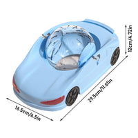 Thumbnail for Blue Fun Hamster Racing Wheel Toy - Durable PP Plastic Exercise Wheel for Active Small Pets