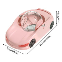 Thumbnail for Pink Fun Hamster Racing Wheel Toy - Durable PP Plastic Exercise Wheel for Active Small Pets