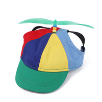 Thumbnail for S Green Pet Baseball Cap with Spinning Propeller - Colorful Fun Design - See Details for Sizing