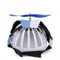 Thumbnail for S Green Pet Baseball Cap with Spinning Propeller - Colorful Fun Design - See Details for Sizing