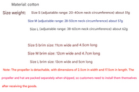 Thumbnail for L Red Pet Baseball Cap with Spinning Propeller - Colorful Fun Design - See Details for Sizing