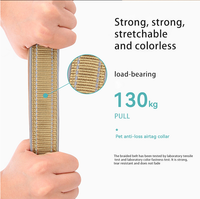 Thumbnail for S Orange Secure Nylon Dog Collar with Built-in Apple AirTag (not included) Holder Case - Pet Tracker Accessory