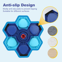 Thumbnail for 2Pcs Interactive Dog Puzzle Toy - 4 Spinning Layers Treat Dispensing Feeder for Mental Stimulation