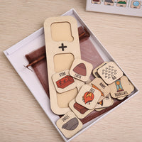 Thumbnail for Multicolor Wooden Mineral & Gemstone Educational Puzzle - Colorful Geology Toy for Kids
