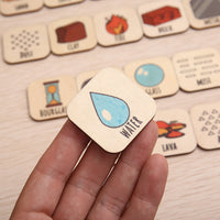 Thumbnail for Multicolor Wooden Mineral & Gemstone Educational Puzzle - Colorful Geology Toy for Kids