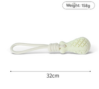 Thumbnail for Green Single Drop of Water Durable Cotton Rope Dog Toy Set (3-Pack) - Chew, Tug & Treat Dispensing Ball for Dental Health