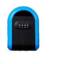 Thumbnail for Blue 3PCS Wall Mount Plastic Combination Key Lock Box - Secure Key Safe Storage Box