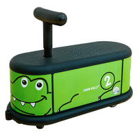 Thumbnail for Crocodile Car Green Quiet Ride Twist Car for Toddlers - Fun Wiggle Ride-On Toy