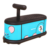 Thumbnail for Mouse Quiet Ride Twist Car for Toddlers - Fun Wiggle Ride-On Toy