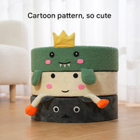 Thumbnail for Adorable Cloth wrapped orange Cat Scratching Post and Lounger - 41cm Cat Claw Proof Basin