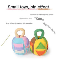 Thumbnail for Interactive Dog Snuffle Ball Toy - Puzzle Treat Dispenser with Squeaker, green