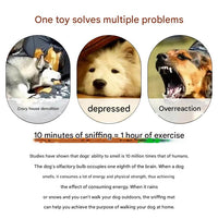 Thumbnail for Interactive Dog Snuffle Ball Toy - Puzzle Treat Dispenser with Squeaker, green