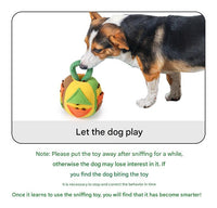 Thumbnail for Interactive Dog Snuffle Ball Toy - Puzzle Treat Dispenser with Squeaker, green