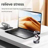 Thumbnail for Desktop Levitating Gyro,Magnetic Floating Desk Toy for Stress Relief, Elegant Design-black