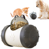 Thumbnail for Pet Tumbler Treat Dispenser Ball,Interactive Feeding Toy for Dogs and Cats(Black and white)