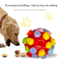 Thumbnail for Rubber Snuffle Ball for Pets,Interactive Hollow Treat-Hiding Toy for Dogs and Cats(Purple)