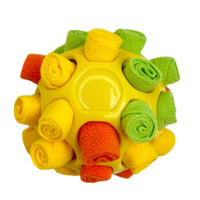 Thumbnail for Rubber Snuffle Ball for Pets,Interactive Hollow Treat-Hiding Toy for Dogs and Cats(Orange)
