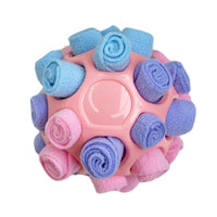 Thumbnail for Rubber Snuffle Ball for Pets,Interactive Hollow Treat-Hiding Toy for Dogs and Cats(Pink)