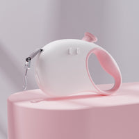 Thumbnail for Retractable Dog Leash - Reflective Pet Lead with 3m Extension, One-Button Control(Pink)