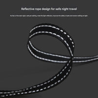 Thumbnail for Retractable Dog Leash - Reflective Pet Lead with 3m Extension, One-Button Control(Gray)