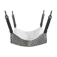Thumbnail for Cat Cage Hammock - Adjustable Double-Sided Pet Swing Bed with Hooks(Gray star)
