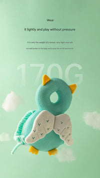 Thumbnail for Adorable Baby Head Protector Backpack Cushion - Anti-Fall Toddler Safety Pad with Adjustable Straps(Yellow Tiger)