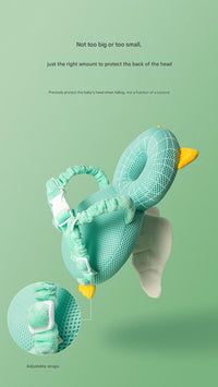 Thumbnail for Adorable Baby Head Protector Backpack Cushion - Anti-Fall Toddler Safety Pad with Adjustable Straps(Purple Dragon)