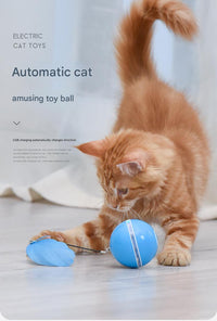 Thumbnail for Smart USB Rechargeable Pet Interactive Rolling Ball(Gray)
