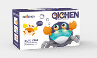 Thumbnail for Interactive Crawling Crab Baby Toy with Music, Lights & Obstacle Avoidance(green)