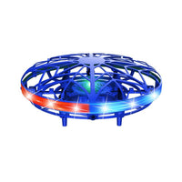 Thumbnail for Hand-Controlled UFO Mini Drone with LED Lights & Obstacle Avoidance(blue)