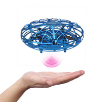 Thumbnail for Hand-Controlled UFO Mini Drone with LED Lights & Obstacle Avoidance(blue)