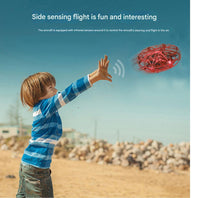 Thumbnail for Hand-Controlled UFO Mini Drone with LED Lights & Obstacle Avoidance(pink)