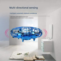 Thumbnail for Hand-Controlled UFO Mini Drone with LED Lights & Obstacle Avoidance(green)