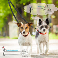 Thumbnail for Green Pet Double-Ended Rope + 1.5M Leash - Easy to walk two dogs, tangle-free design