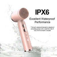 Thumbnail for White 6-in-1 Electric Facial Cleansing Brush Set - Rechargeable & Waterproof