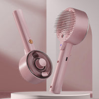 Thumbnail for Pink Rechargeable Pet Grooming Brush with UVC Sterilizer & Mist Spray