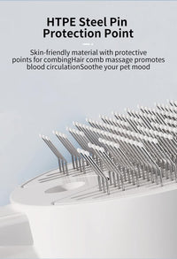 Thumbnail for Pink Rechargeable Pet Grooming Brush with UVC Sterilizer & Mist Spray