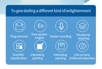 Thumbnail for Pink (255 cards, pure English) Kids Interactive Early Education Toy: Combination Card Reader & LCD Drawing Board for Toddlers