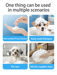 Thumbnail for White Electric Pet Shampoo Foamer Gun - Dense Foam, Quiet Operation, Easy Bath